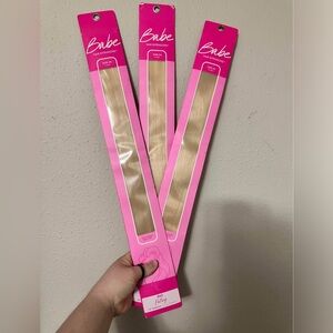 Babe 18” Straight Patsy Human Hair Extensions- Tape Ins